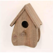 Estilo antiguo madera natural Brown Birdhouse